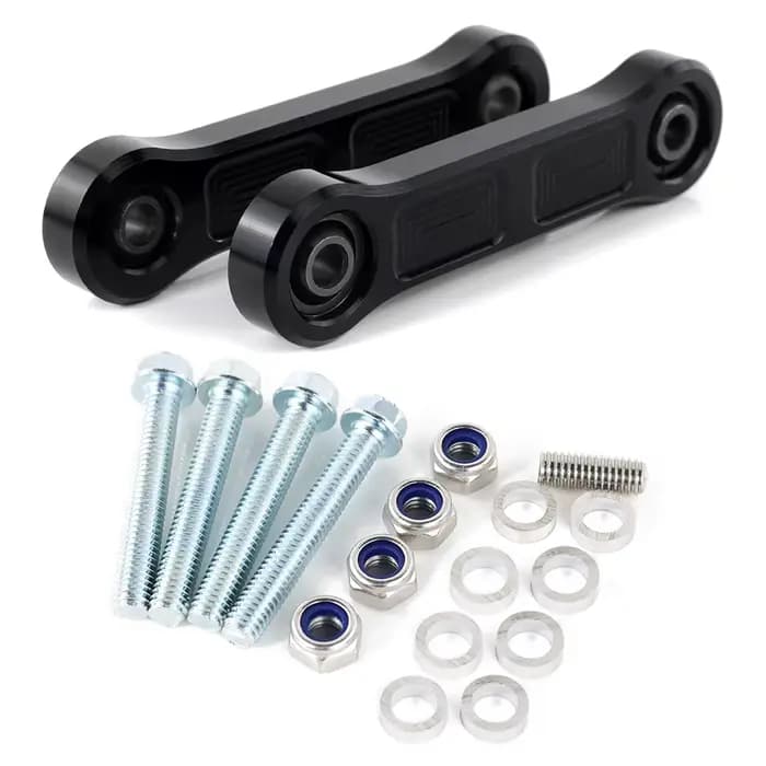 Accessoires de moto, maillons d'extrémité de barre stabilisatrice, billette en aluminium adapté pour