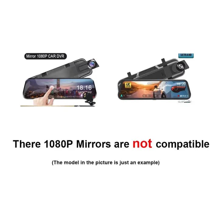 HGDO R35 SONY IMX335 2K 1080P caméra de recul caméra arrière câble 4PIN Vision nocturne inversion mo