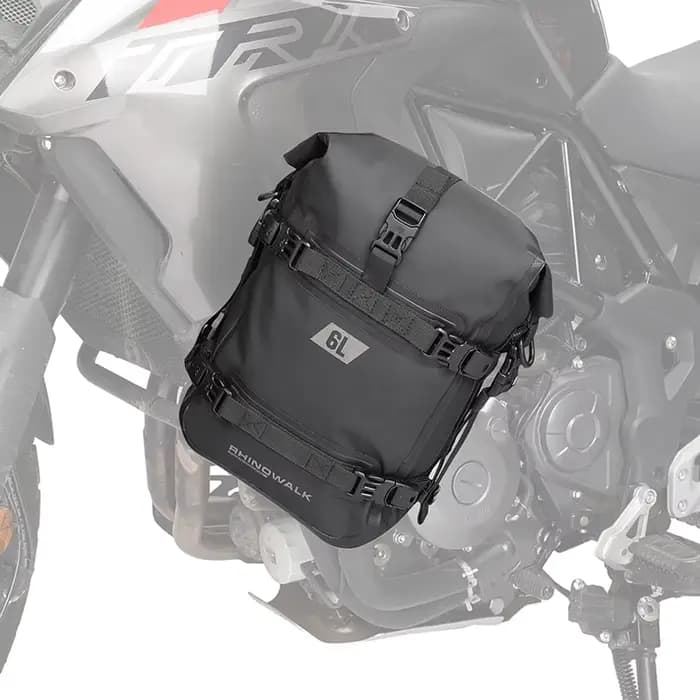 Sac de pare-chocs de moto étanche 6L, sac de cadre latéral de moto, sac de barre de sécurité de moto