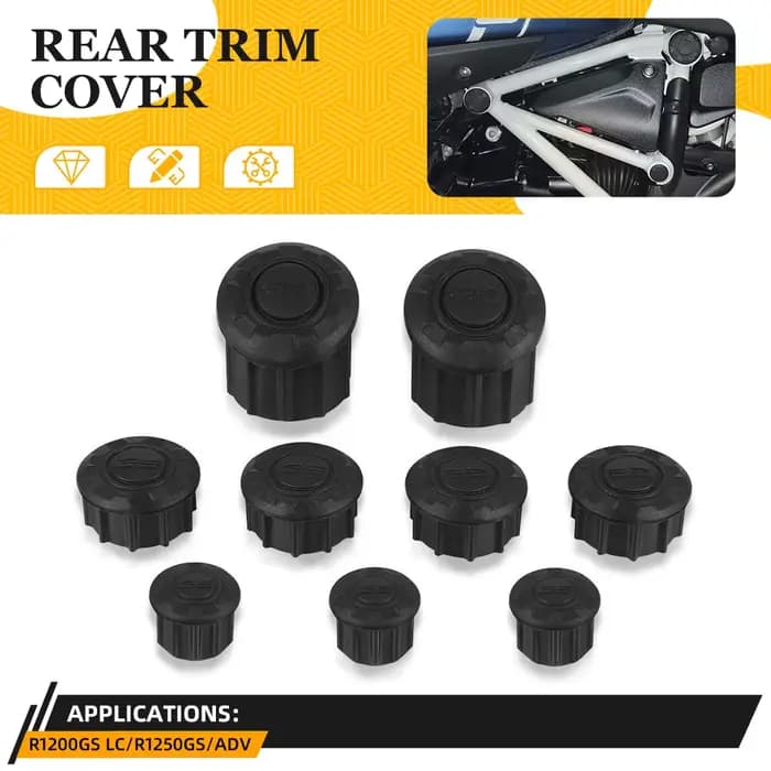 Bouchons de trou de cadre de moto R 1250 GS 2024, bouchon de couverture pour BMW R1200GS R1250GS R 1
