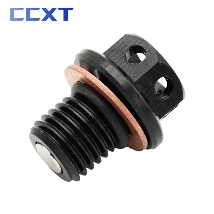 Boulon de bouchon de vidange d'huile magnétique pour moto, vélo de rue Kwasaki NINAlban250, 300, 400