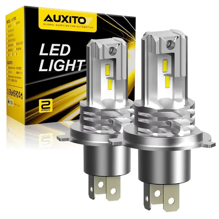 AUXITO 1/2X H4 9003 LED ampoule de phare CSP sans ventilateur avec Canbus 9003 LED phare haut et bas