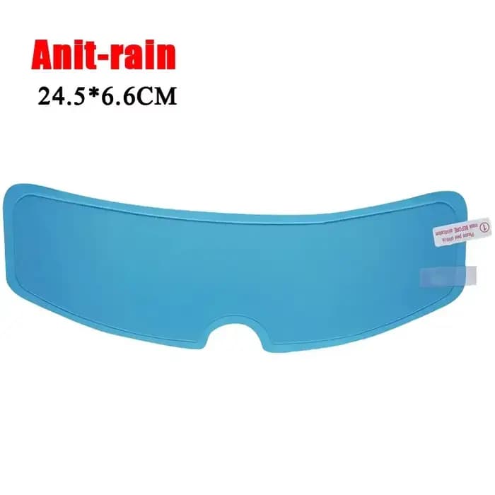Film de Patch Anti-buée pour casque de Moto, Film de lentille Anti-pluie pour visière de Moto, clair