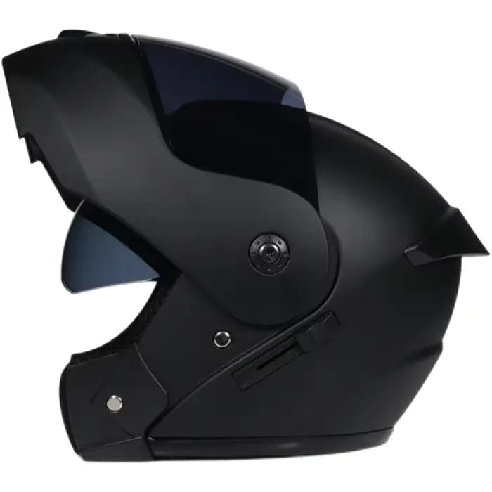 Casques de moto modulaire à double visière, couvre le visage complet, pour la course, motocross, DOT
