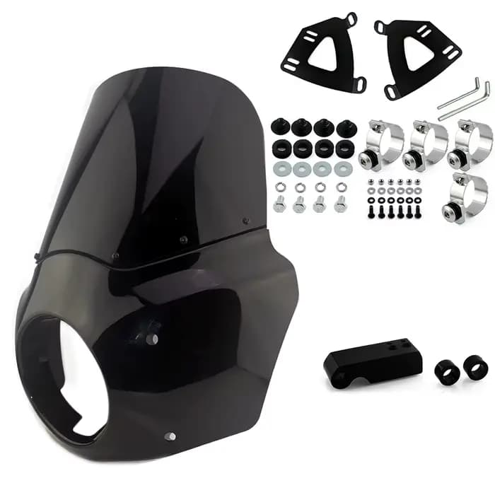 Carénage de moto 11 "/15", carénage avant de pare-brise pour Harley Softail Street Bob FXBB 2018 – 2