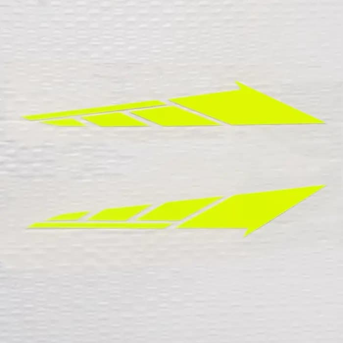 Autocollants universels pour garde-boue avant de moto, décoration de carrosserie, autocollant réfléc