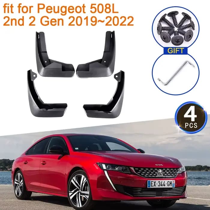 Garde-boue pour roues avant et arrière, garde-boue, garde-boue, accessoires de style de voiture, KIT