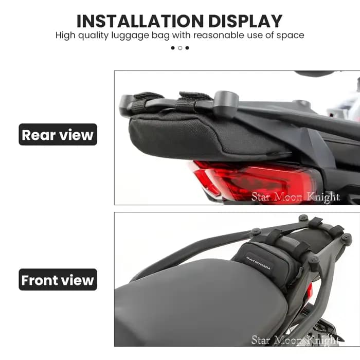 Porte-bagages sous sac, outil de rangement de voyage, sacs étanches pour Ducati Multistrada V4S V4 S