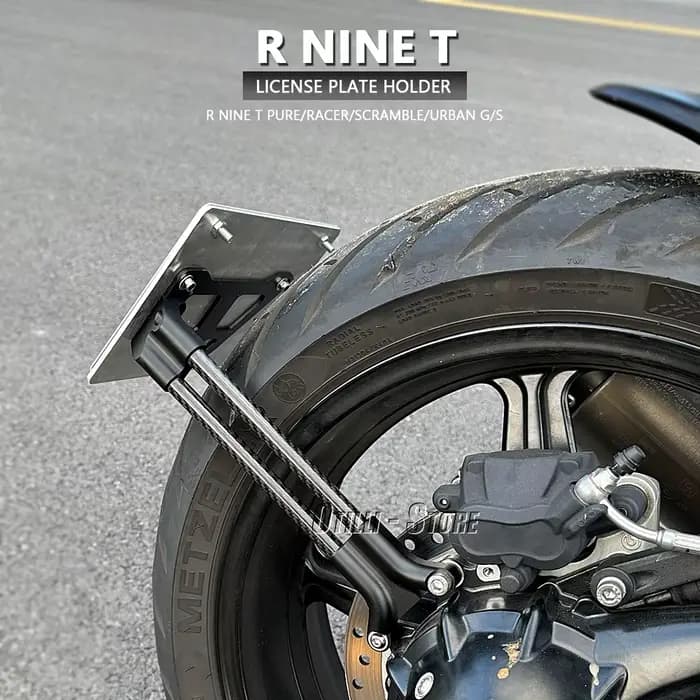Nouveau support de plaque d'immatriculation de moto, support d'enregistrement pour BMW R9T RNINET Ur