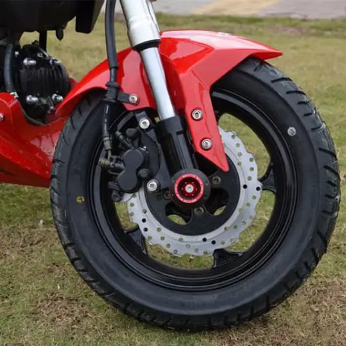 Gobelets de Protection universels pour roues de Moto, 4 pièces, gobelets colorés, gobelets d'amortis