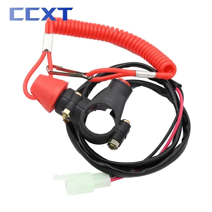 Joli à bouton-poussoir universel pour moto, lanière TWindsor pour bateau, arrêt d'urgence du moteur,