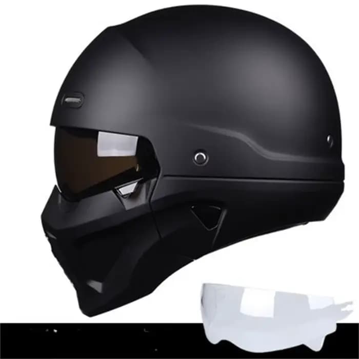 Nouveau Scorpion rétro Moto Cascos Moto Locomotive personnalité multi-usages combinaison casque demi