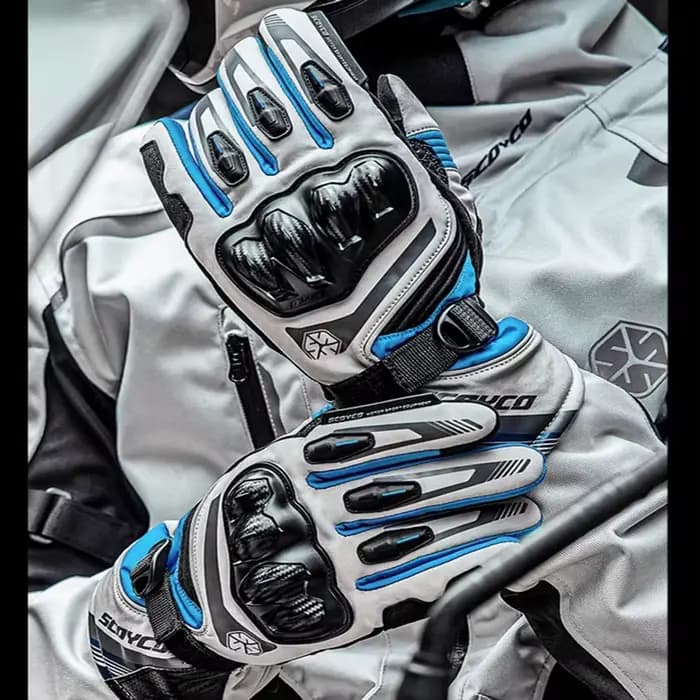 Gants de moto pour course de moto, gants d'équipement Anti-chute pour garder au chaud en hiver, MC16