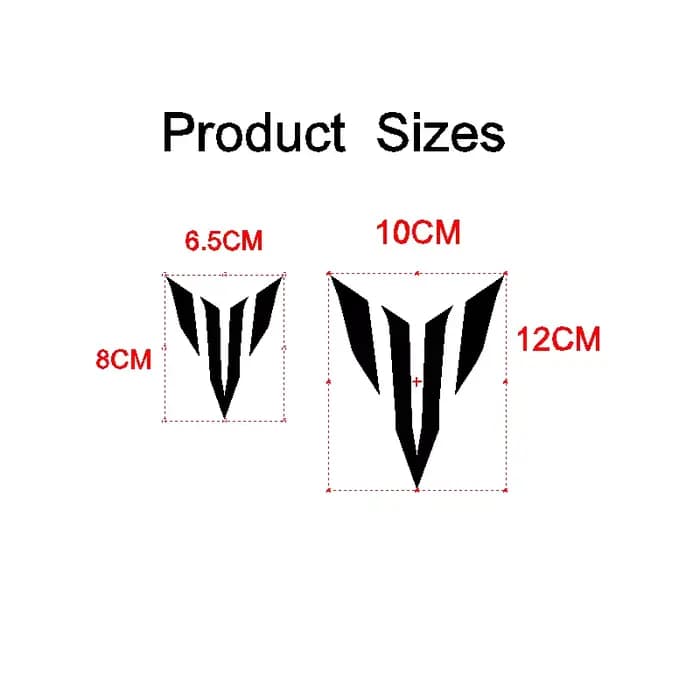 Autocollants de moto pour Yamaha MT 07 09 03 10, autocollants réfléchissants imperméables pour casqu