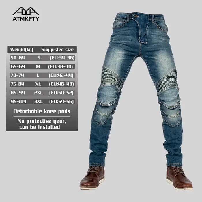 Pantalon de moto pour homme, jeans moto, équipement de protection, pantalon de moto touring, pantalo