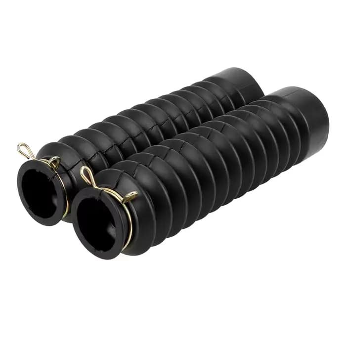 Protecteur de manchon anti-poussière pour moto, 2 pièces, caoutchouc d'amortissement, fourche avant,