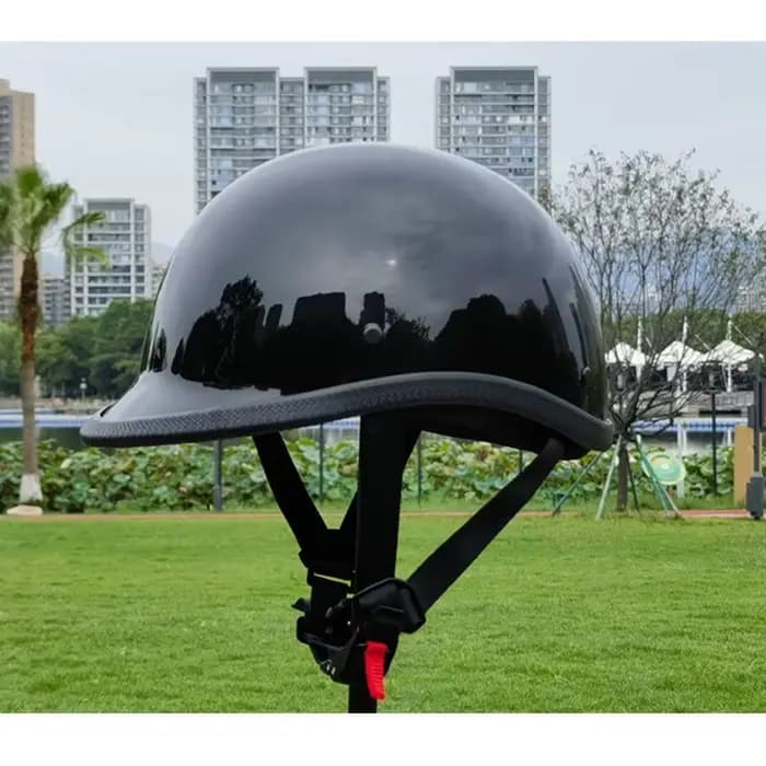 Demi-casque de moto DOT, demi-casque Vintage, visage ouvert, mode ABS rétro, demi-casque de moto, ca