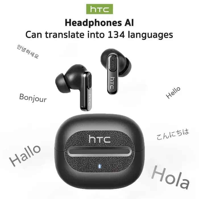 Écouteurs Bluetooth avec traduction IA en temps réel, 134 langues, confort intra-auriculaire, son su