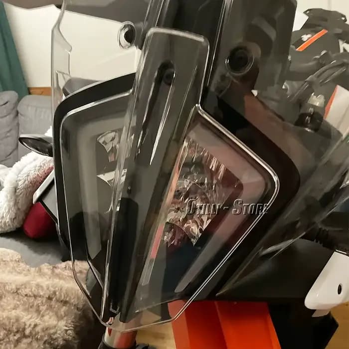Nouveau couvercle de protection de phare de moto, couvercle de protection Transparent pour feu avant