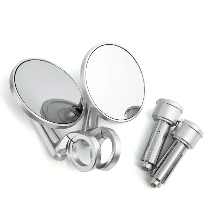 Rétroviseur de moto universel, 1 paire, 7/8 ", 22mm, miroir latéral de motocyclette, accessoires