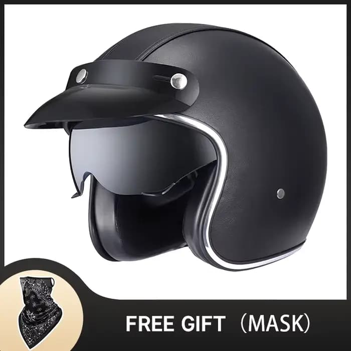 DOT-Casque de moto vintage, casque de vélo Chopper, casques rétro, zones de motocross, haute qualité
