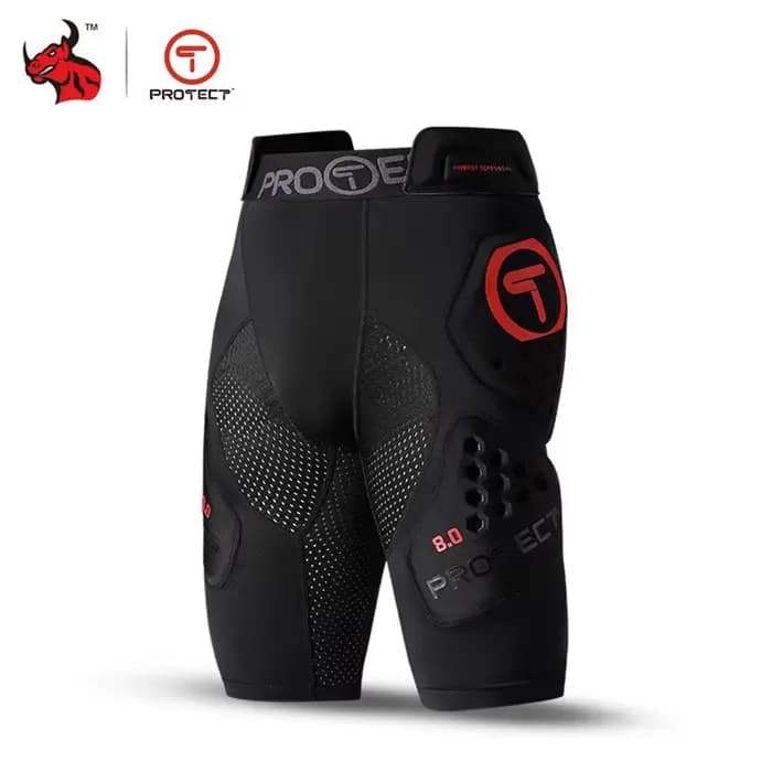 Pantalon de moto respirant avec armure de genou et de hanche, équipement de protection léger pour mo