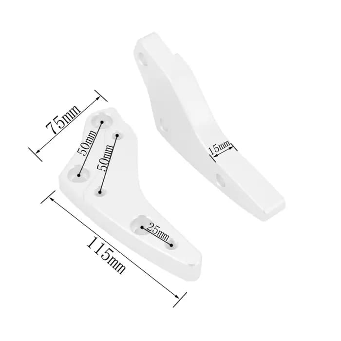 Rehausseurs de guidon de moto en alliage d'aluminium, adaptateurs de hauteur de 18mm pour BMW K1600G