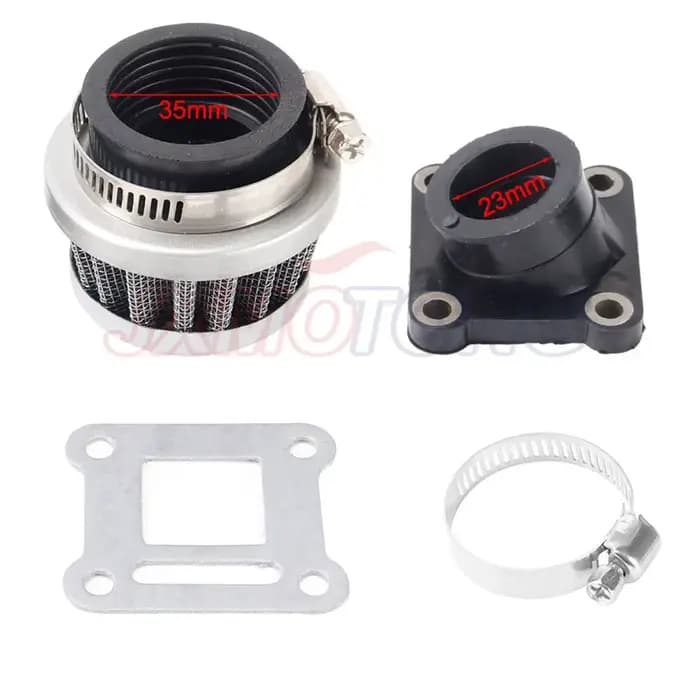 Carburateur avec filtre à air et collecteur pour KTM 50 50SX 50CC JUNIOR 50CC SX 2001-2008 Kit carbu