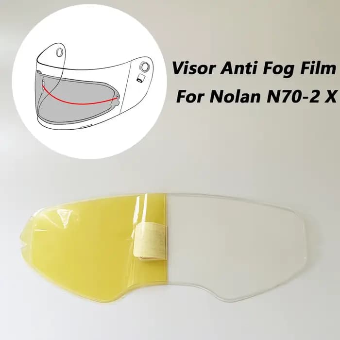 Visière de casque pour Nolan N70-2 X N70-2X, Film transparent Anti-buée