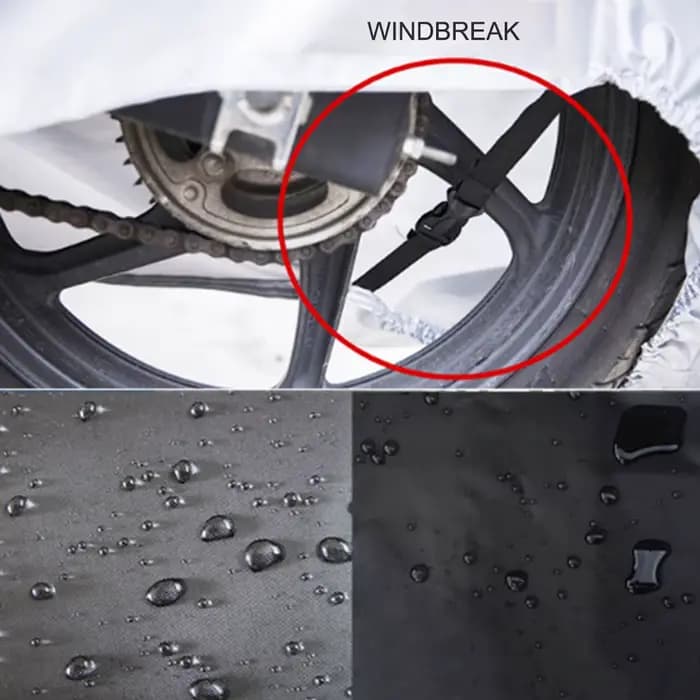 Housse de moto universelle toutes saisons, imperméable, Protection extérieure contre les débris de p