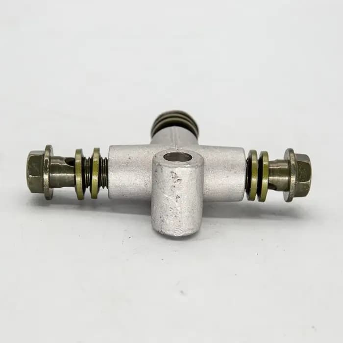 Connecteur de raccord de tuyau de frein hydraulique, adaptateur en T à 3 voies pour ATV Kart M10 X 1
