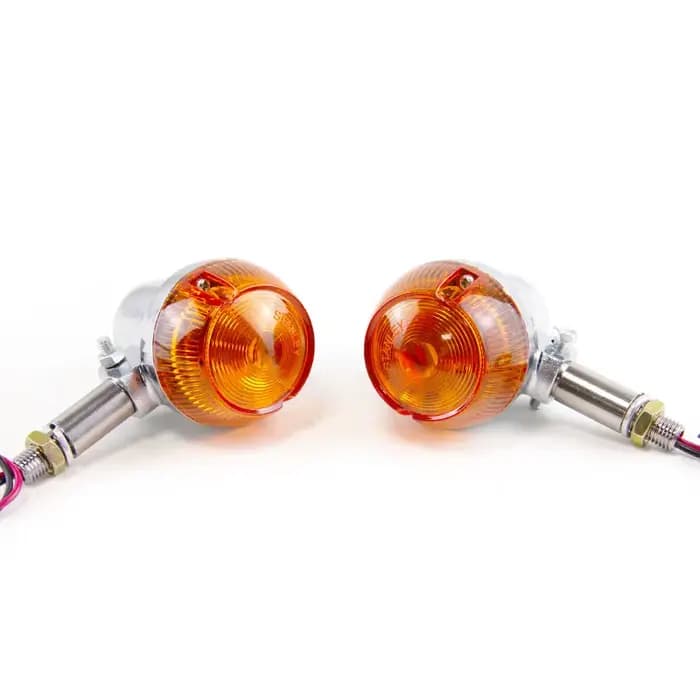 Clignotant Stroboscopique pour Moto Suzuki Gt380 Gt550 Gt750, Ampoule Ambre, Lampe Intermittente, 2 