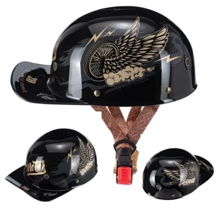 Casque de moto tendance pour homme et femme, casque de moto tout-terrain, scooter électrique, casque