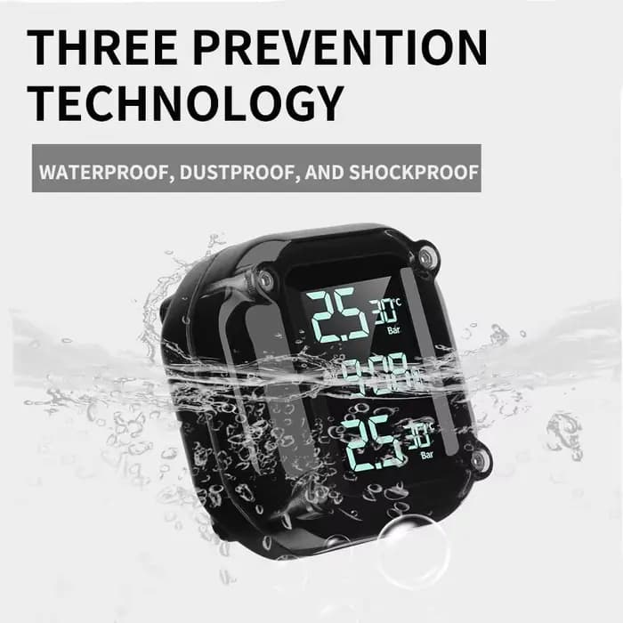 M5 Combinaison Moto Moniteur de Pression Des Pneus Affichage Numérique Externe Moto Sans Fil Détecte