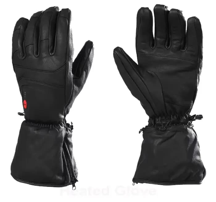 Savior – gants chauffants électriques en cuir, avec batterie, pour sport, ski, moto, équitation, pêc