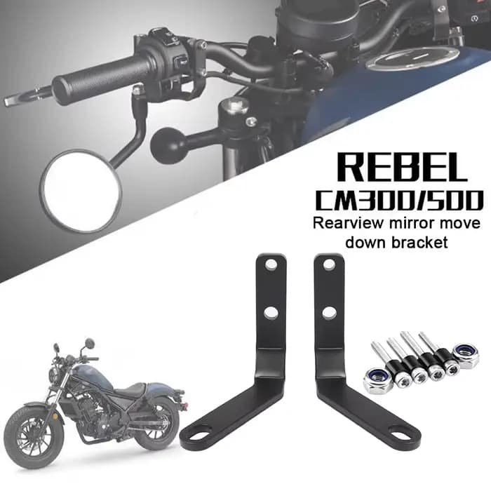 Support de projecteur de rétroviseur latéral de guidon de moto, accessoires pour Rebel CMX 500 300 p