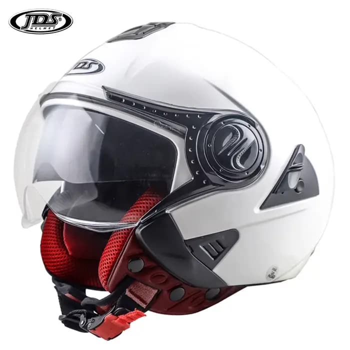 Casque de Moto à Double Objectif, Ouvert sur le Visage, pour Course Hors Route, Noir, 8 Couleurs