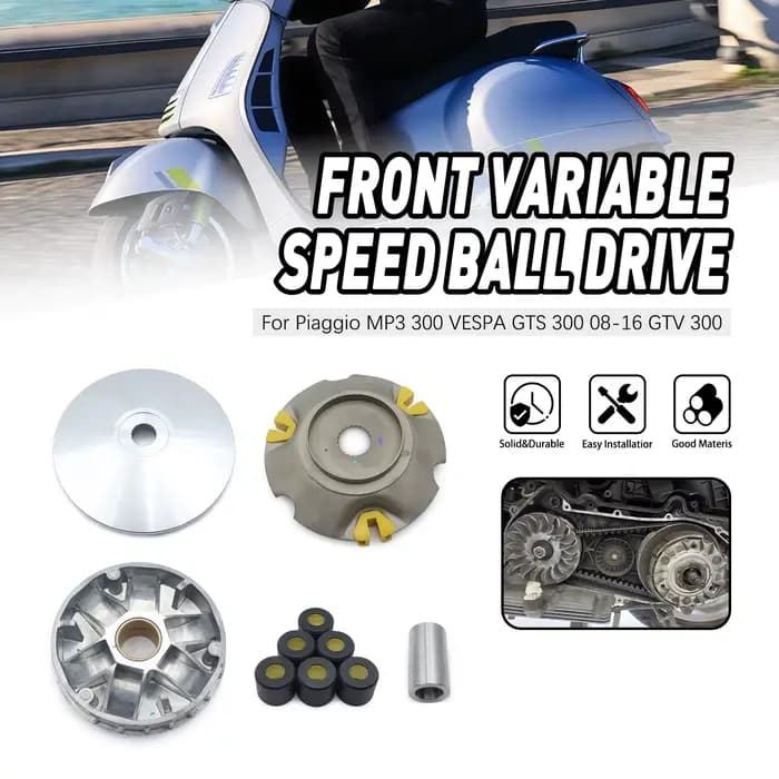 Accessoires de haute qualité pour moto, ensemble de variateur d'embrayage primaire pour Vespa GTS 30