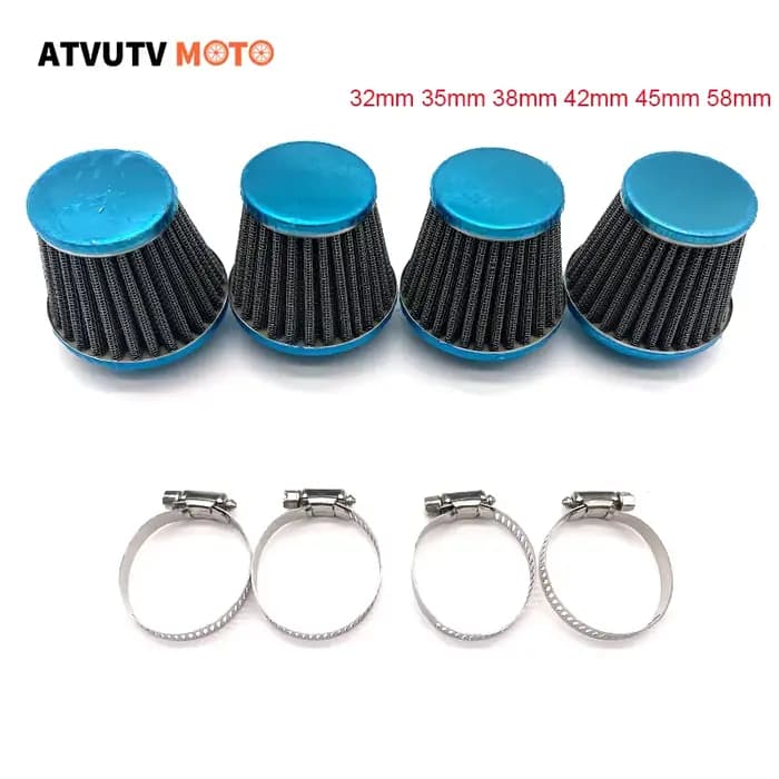1 pièces universel 32mm 35mm 38mm 42mm 45mm 58mm tête de champignon carburateur filtre à Air nettoya
