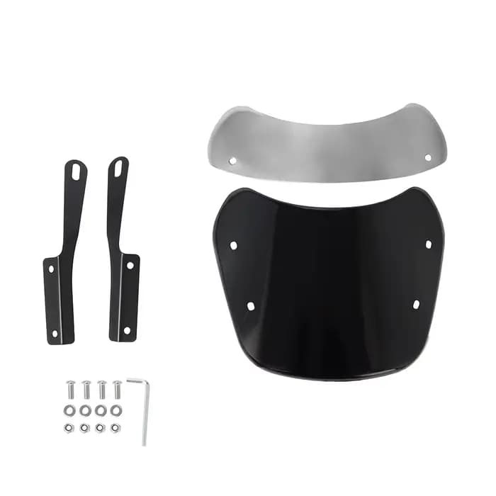 8 styles 6.5 "-9.45" pare-brise de phare de moto déflecteur de vent pare-brise universel pour Harley