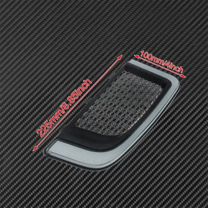 Carénage de Clignotant LED pour Moto Harley, Grilles betérieures Noires, pour Rue Touring, de Route,