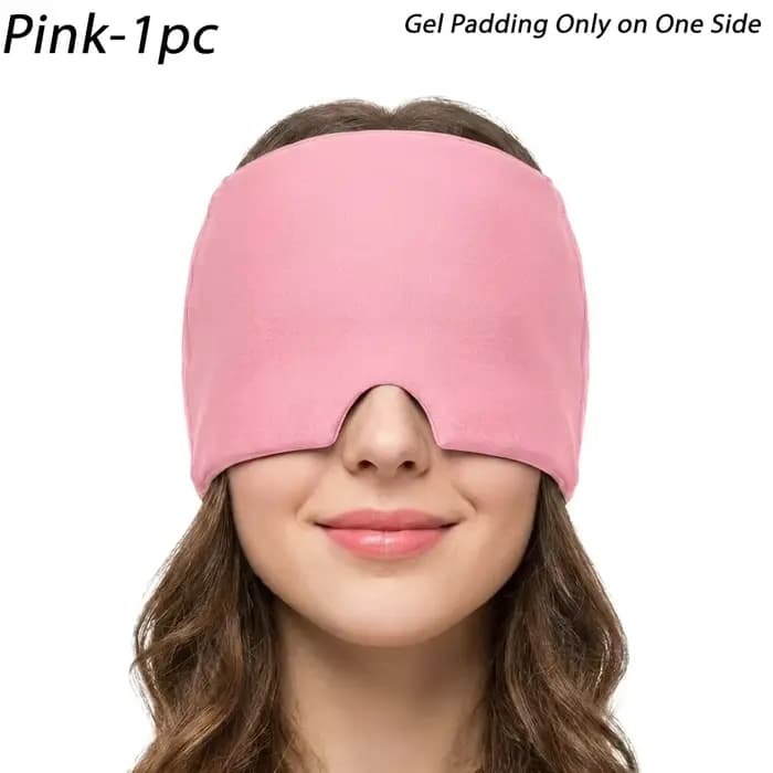 Casque de soulagement de la migraine en gel froid pour la tension, le stress et la douleur de la têt