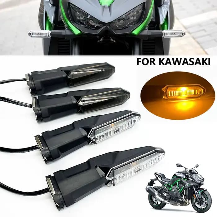 Clignotant LED adapté à Z900 Z900RS pour KAWASAKI Z125 Z250 Z250SL Z300 Z400 Z650 Z750 Z800 Z1000 Z1