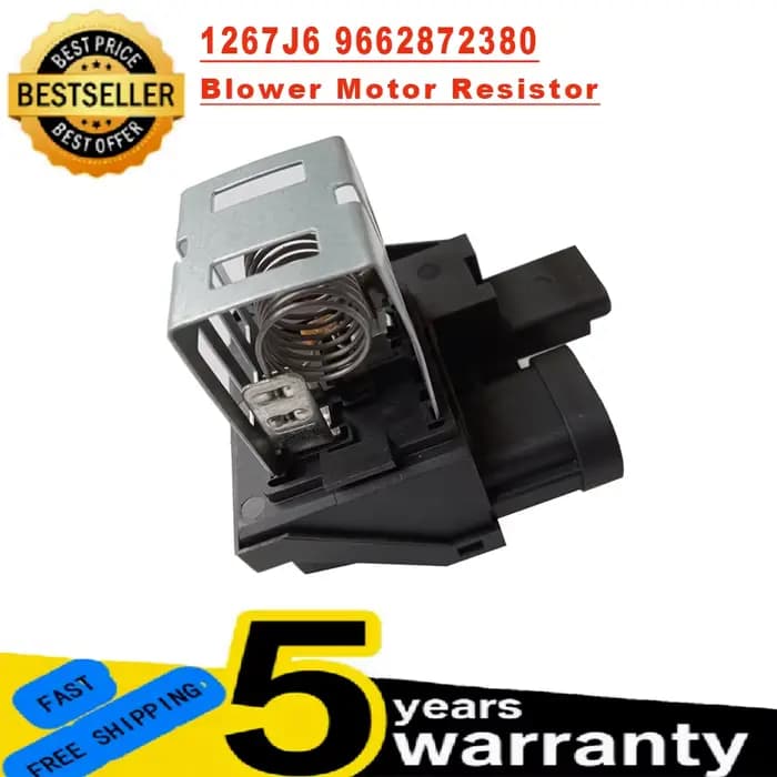1267J6 98372A01 9827870080   Résistance de relais de moteur de ventilateur de radiateur, pour Peugeo