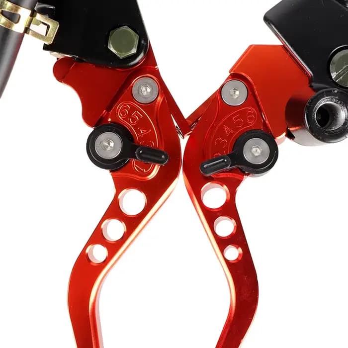 Kit universel de leviers de réservoir de maître-cylindre de frein d'embrayage réglable de moto CNC p