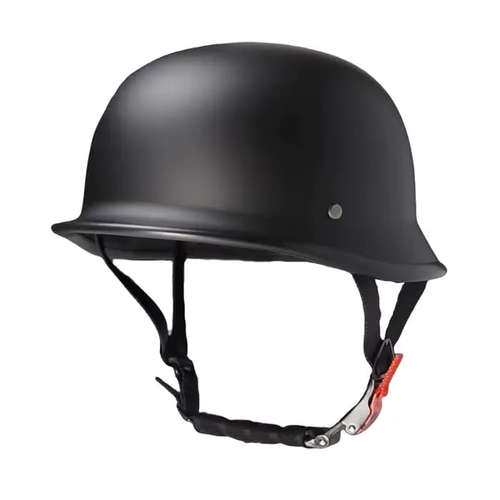 Vintage allemand G.I. Demi-casque de moto de Style rétro, casque d'été confortable et Cool au Design