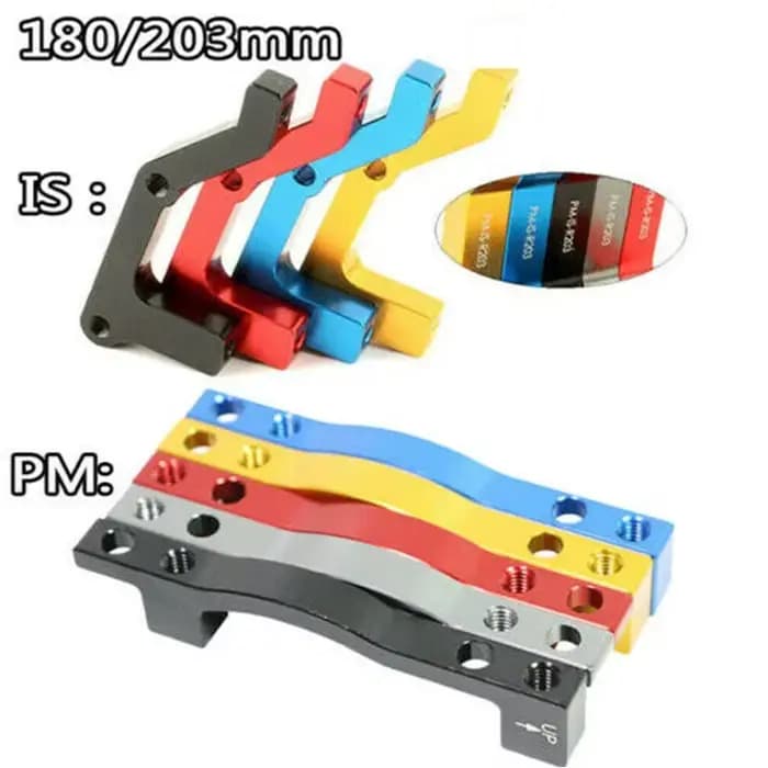 Adaptateur d'étrier de vtt PM/IS avant arrière 180/203mm, Rotors de frein à disque de vélo, adaptate