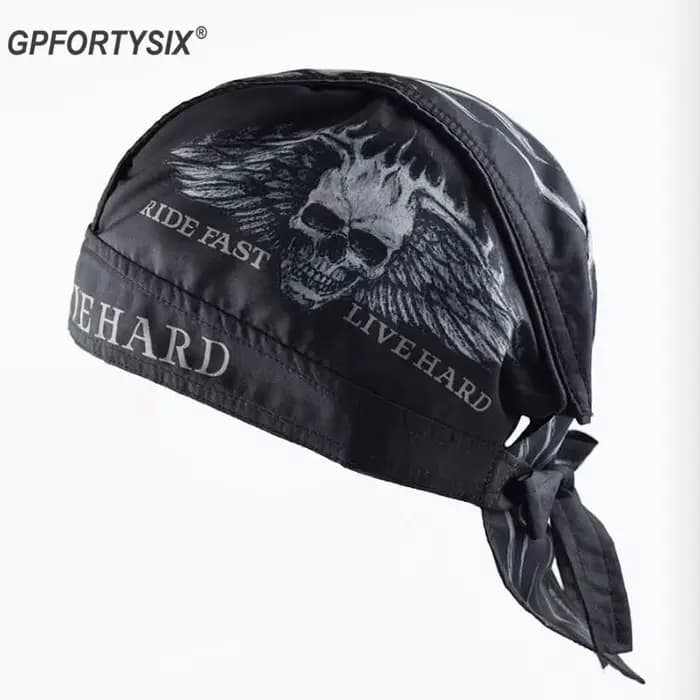 Cagoule de casque de moto rétro d'été, bandeau bandeau pour course à pied, cyclisme, Bandana, chapea