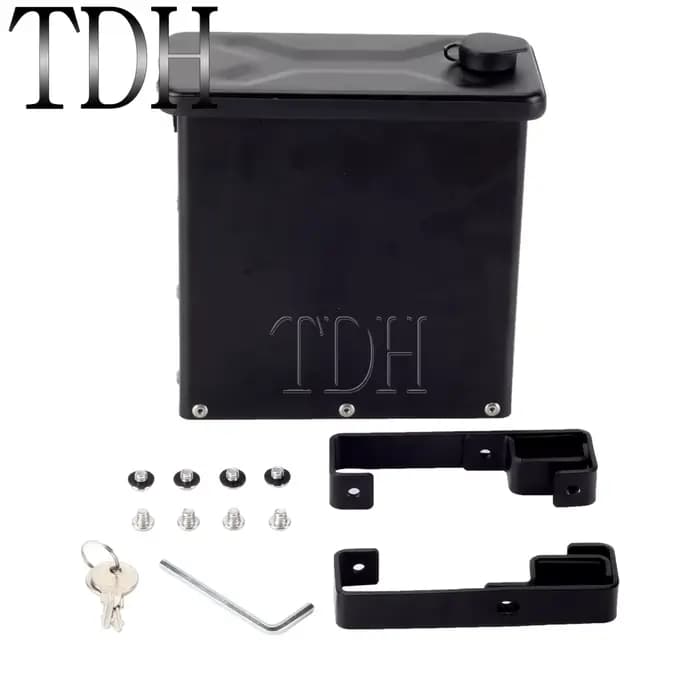Boîte à outils avec support latéral, 2,3l, mallette de rangement pour accessoires Panamerica 1250, H