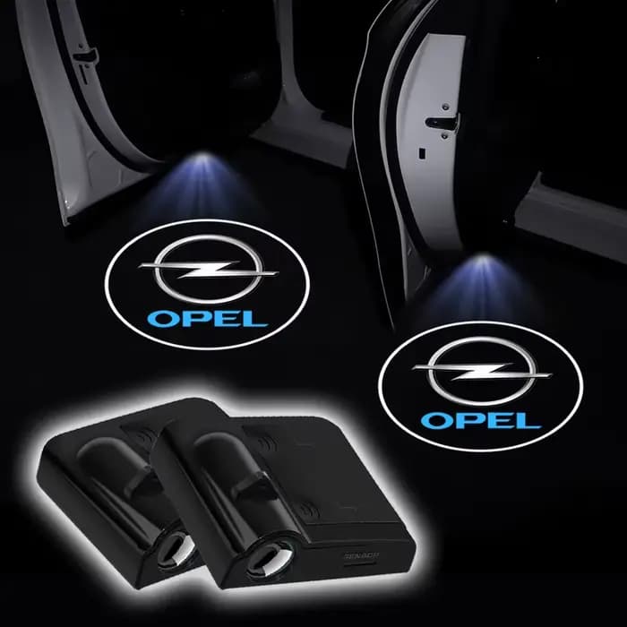Projecteur LED pour porte de voiture, lampe à ombre, accessoires de voiture pour Opel Astra j Insign